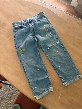 Roy Roger New Oskar Embroidered Jeans 27